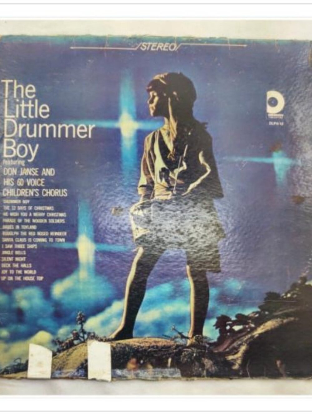 The Little Drummer Boy Don Janse Childrens Chorus Vintage Vinyl LP Design Record